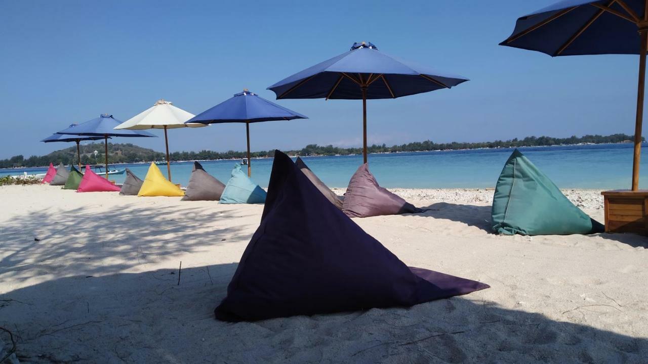 Sunset Beach Bungalow Gili Meno Bagian luar foto